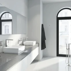 Grohe plus frittstående badekararmatur supersteel