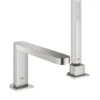 Grohe plus 4-hulls kar- og dusjbatteri supersteel