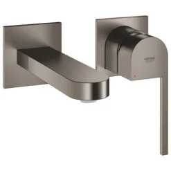 Grohe plus 2-hulls servantbatteri børstet hard grafitt