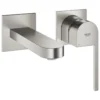 Grohe plus 2-hulls servantbatteri supersteel