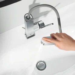 Grohe plus l servantbatteri m/uttrekkbar tut & oppløft krom