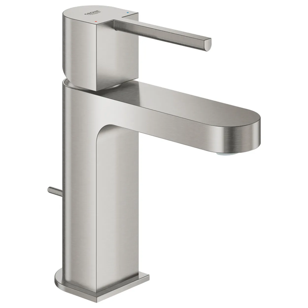 Grohe plus s servantbatteri m/oppløft supersteel