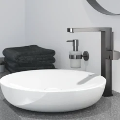 Grohe plus xl servantbatteri børstet hard grafitt