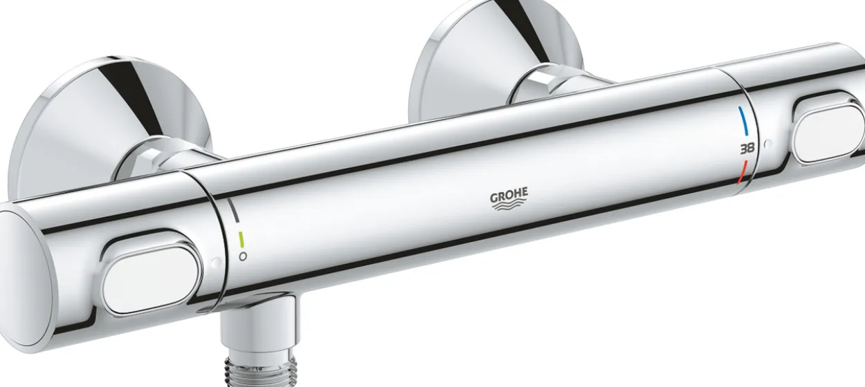 Grohe precision flow dusjtermostat krom
