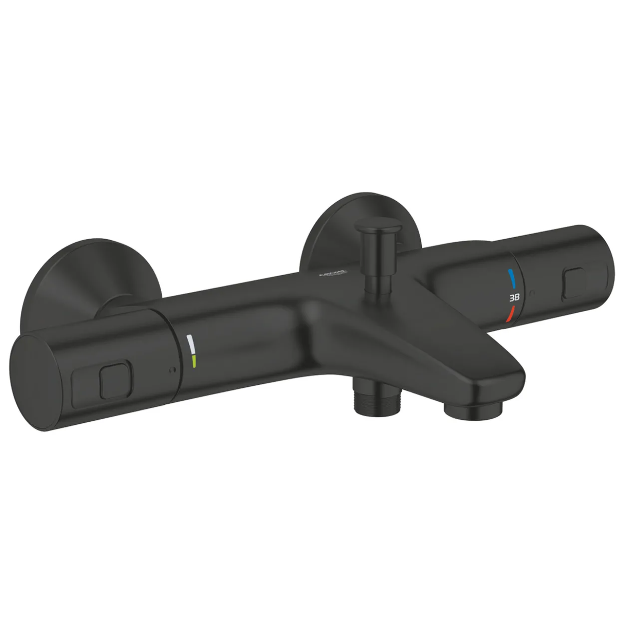 Grohe precision start kar- og dusjtermostat matt sort