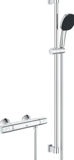Grohe precision trend dusjtermostat m/3-spray dusjsett 900 mm krom