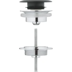 Grohe push-up ventil velvet black