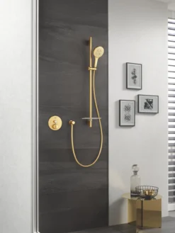 Grohe rainshower smartactive 130 hånddusj børstet cool sunrise