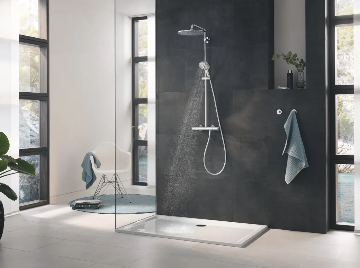 Grohe rainshower smartactive 310 dusjsystem krom