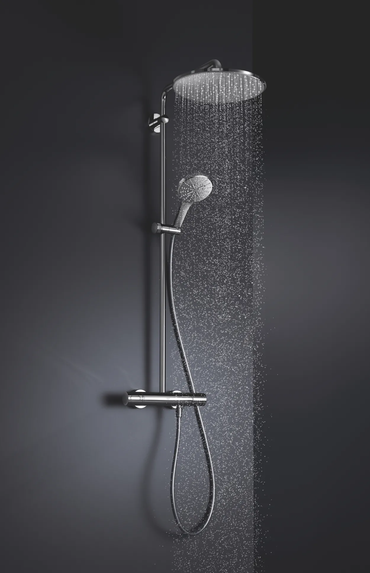 Grohe rainshower smartactive 310 dusjsystem krom