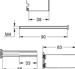 Grohe rapido smartbox universal forlengelsessett 25 mm