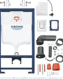 Grohe rapid sl sisterne 113 cm m/krom betjeningsplate