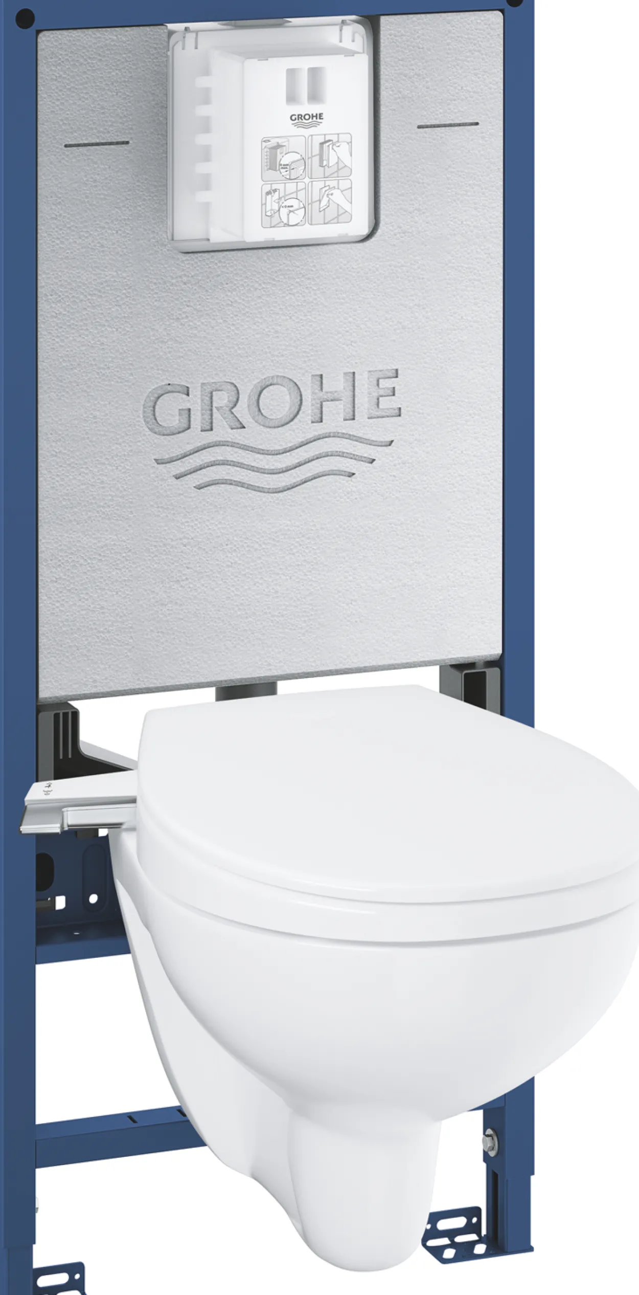 Grohe rapid slx sisterne 113cm m/integrert stikkontakt og dusjtoalettforbindelse