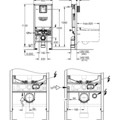 Grohe rapid slx sisterne u/trykkplate