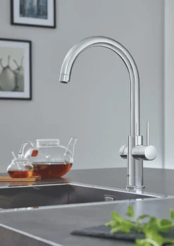 Grohe red duo kjøkkenarmatur m/ c-tut og stor bereder