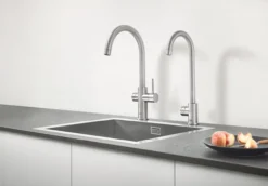 Grohe red duo kjøkkenarmatur og bereder i l-størrelse supersteel