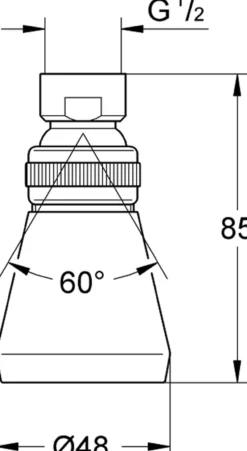 Grohe relexa plus 50 takdusj krom