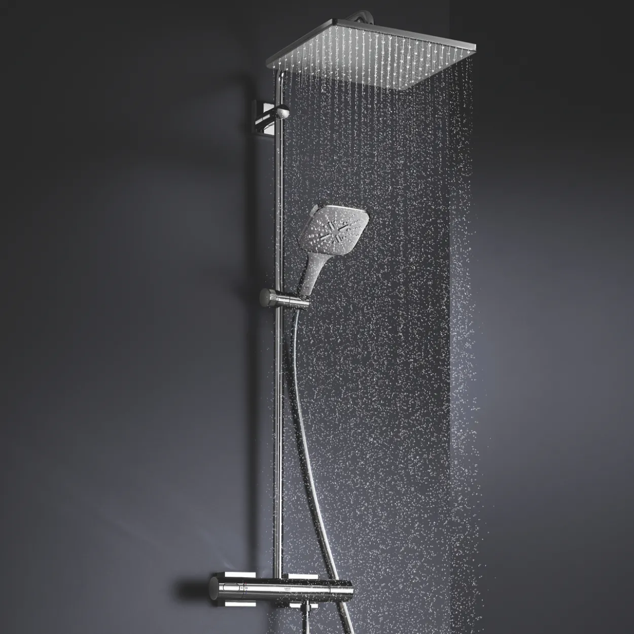 Grohe rsh 310 mono cube hodedusj 7,5l 1/2" krom