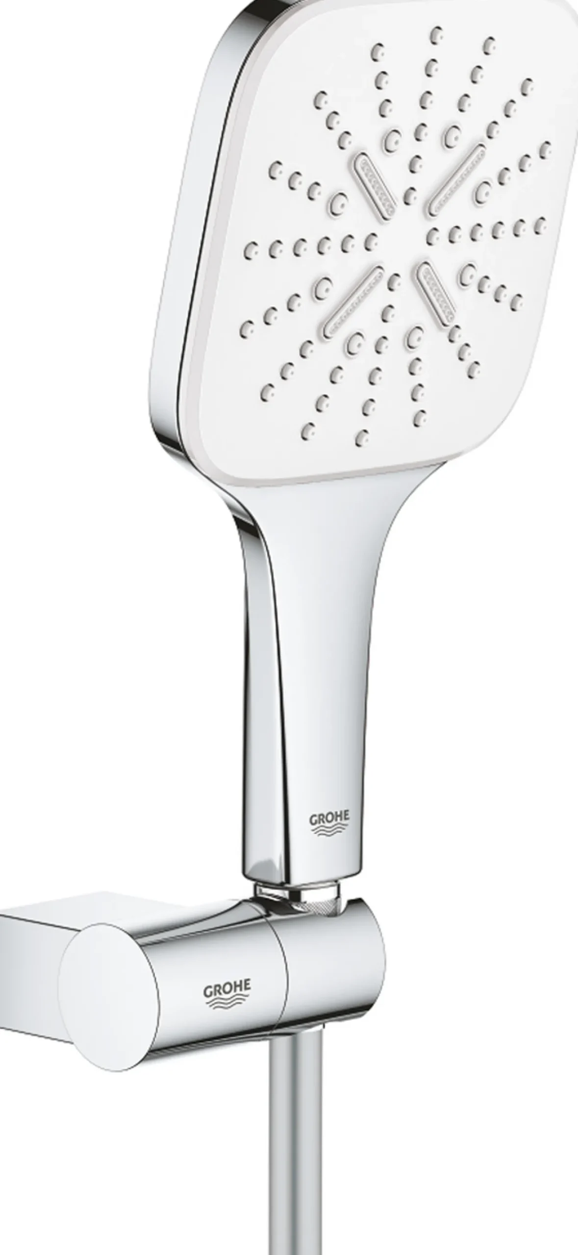 Grohe rsh smartactive cube 130 hånddusjsett 3-spray justerbar 8,5l månehvit