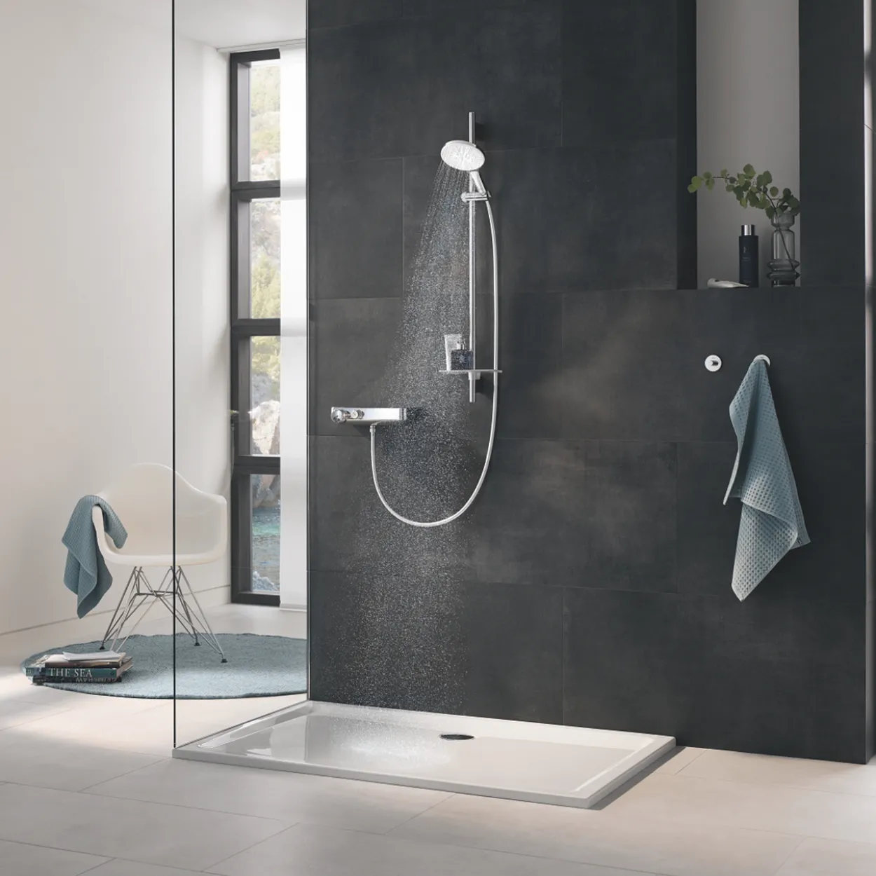 Grohe rsh smartactive 150 dusjsett 3-spray 900 8,5l månehvit