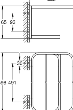 Grohe selection multi håndkleholder 600 warm sunset