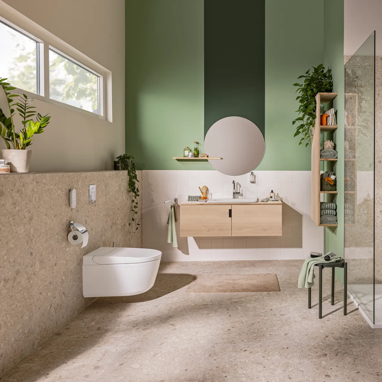 Grohe sensia basic vegghengt dusjtoalett