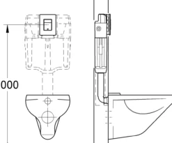 Grohe skate cosmopolitan trykkplate mattkrom