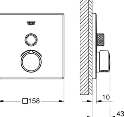 Grohe smartcontrol mixer singel