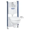 Grohe solido 5in1 set komplett innbyggingstoalett/bau
