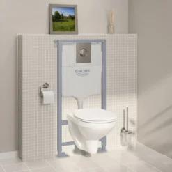 Grohe solido 4in1 set komplett innbygningstoalett m/trykkplate