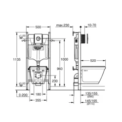 Grohe solido perfect 4in1 set toalettpakke m/nova trykkplate