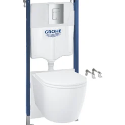 Grohe solido start round 5-i-1 innbyggingstoalett krom