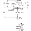 Grohe start clova s servantbatteri matt sort
