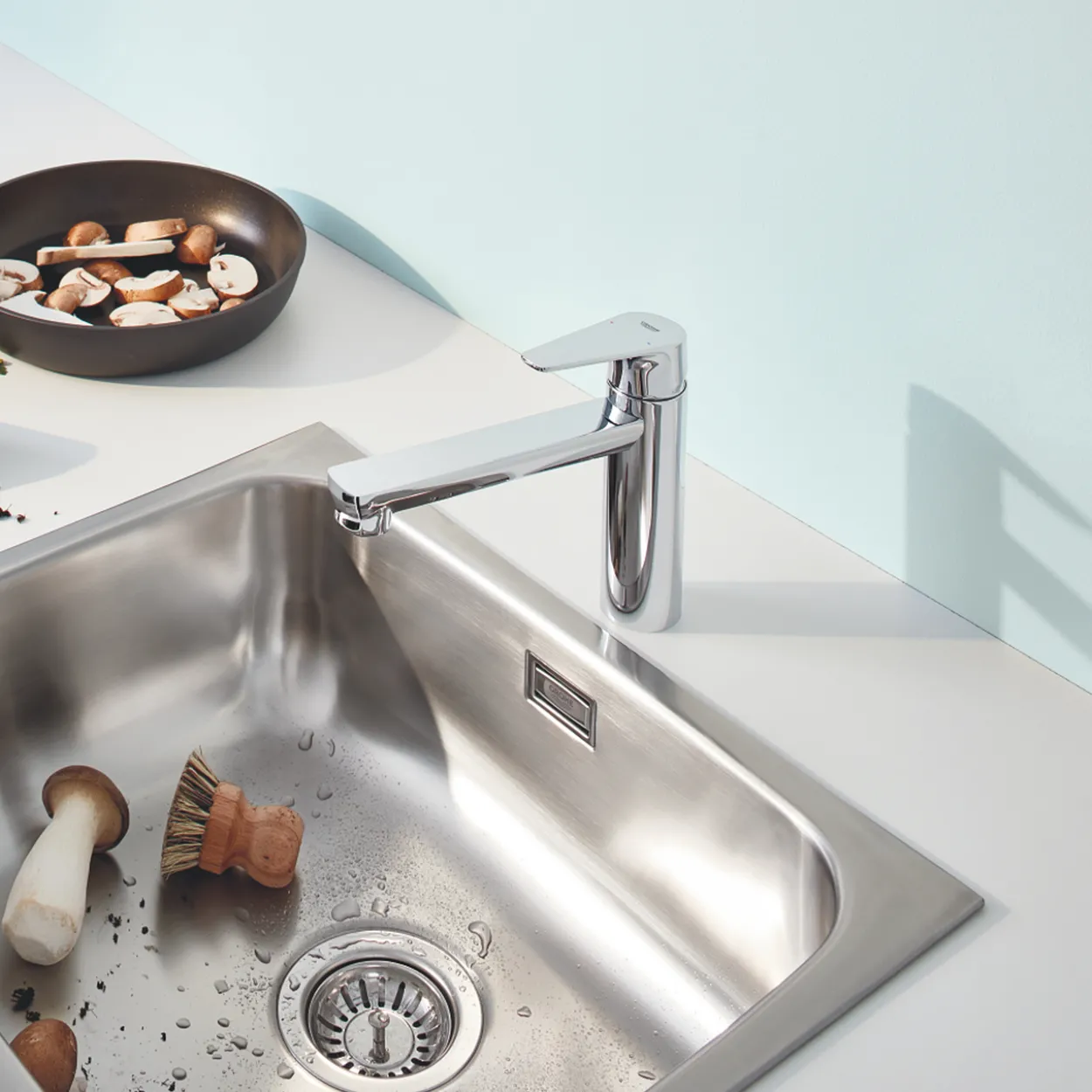 Grohe start edge kjøkkenarmatur krom