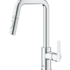 Grohe start kjøkkenarmatur m/uttrekkbar u-tut dual spray krom