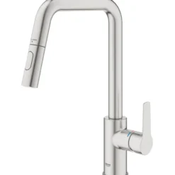 Grohe start kjøkkenarmatur m/uttrekkbar u-tut dual spray supersteel