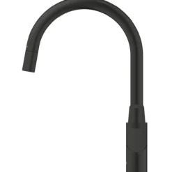 Grohe startloop kjøkkenarmatur m/uttrekkbar c-tut 8l matt sort