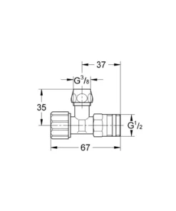 Grohe stoppekran for rapid og solido