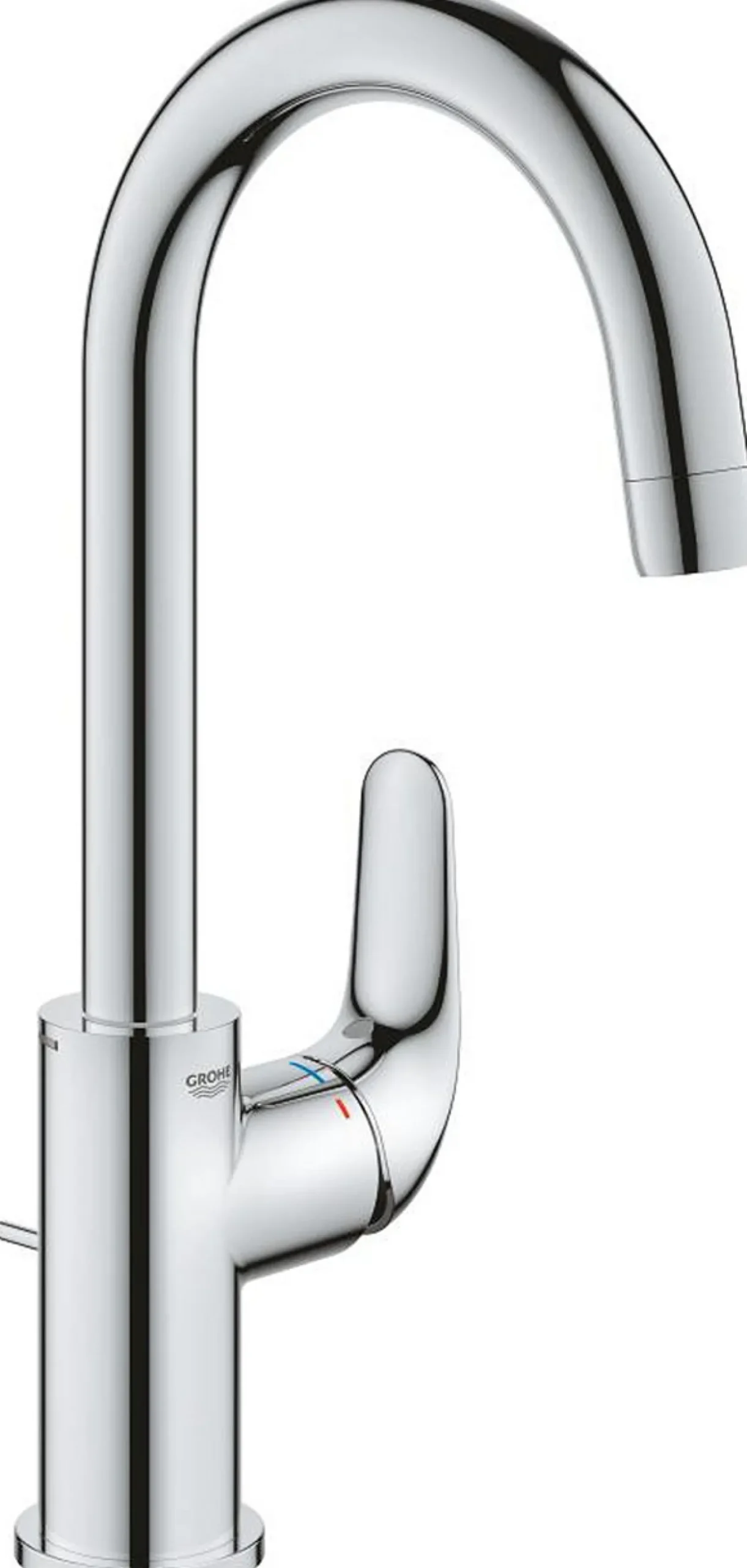 Grohe swift l servantbatteri m/oppløft & kaldstart krom