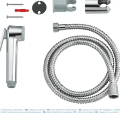 Grohe tempesta-f trigger spray 30 hånddusj m/veggholder krom