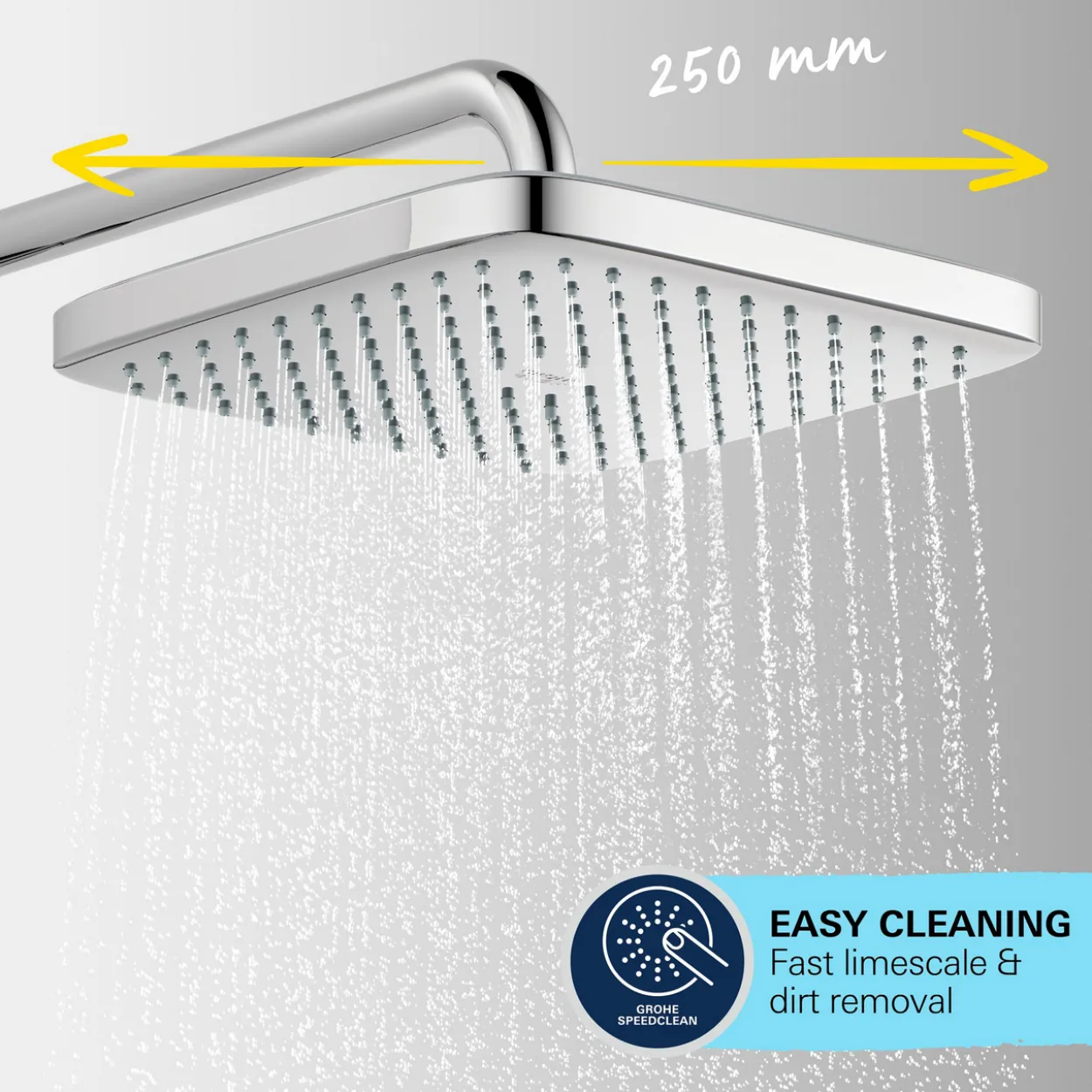 Grohe vitalio comfort 250 dusjsystem krom
