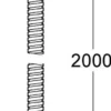Grohe vitalioflex metal l-life slange 2000mm krom