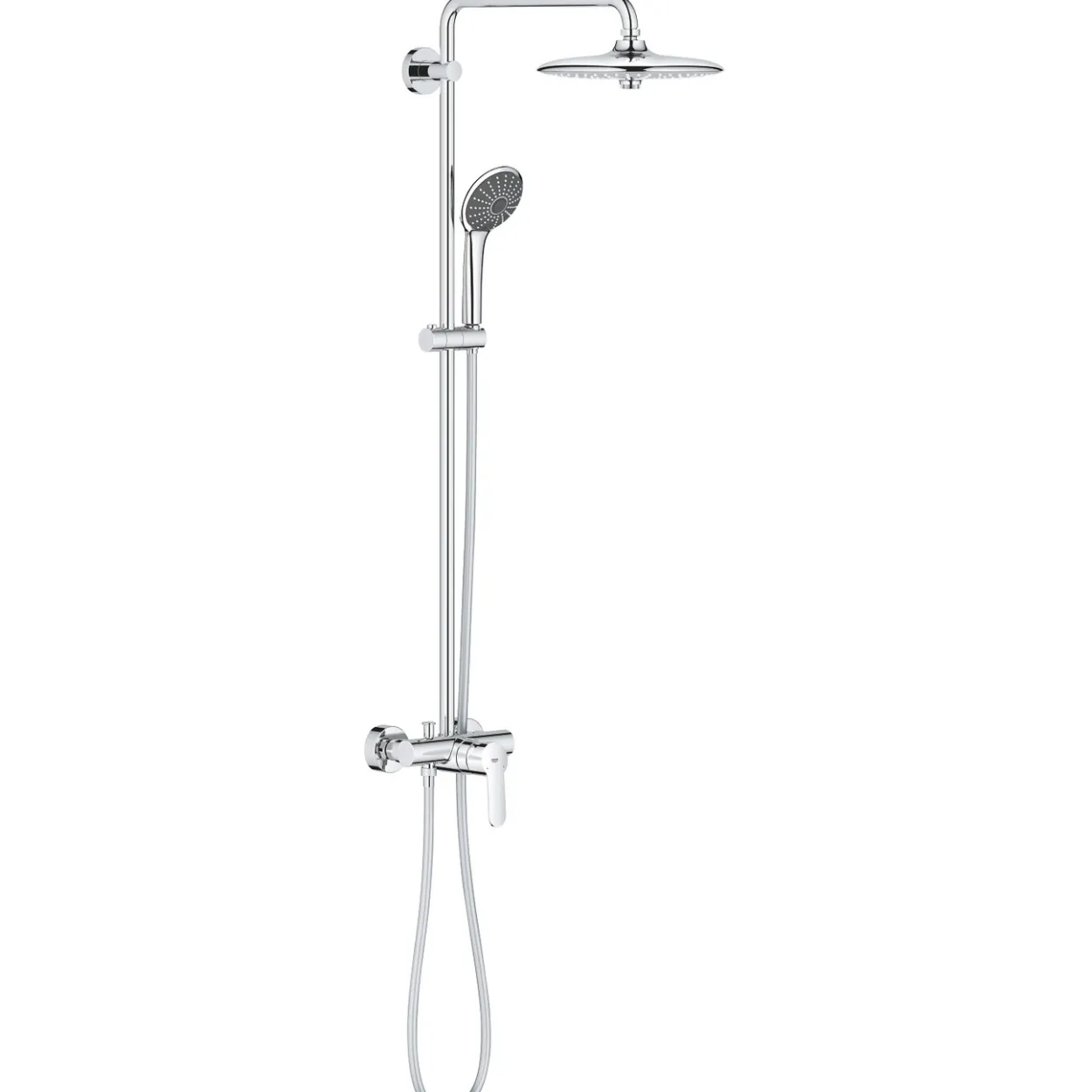 Grohe vitalio joy 260 dusjsett m/1-greps dusjbatteri, krom