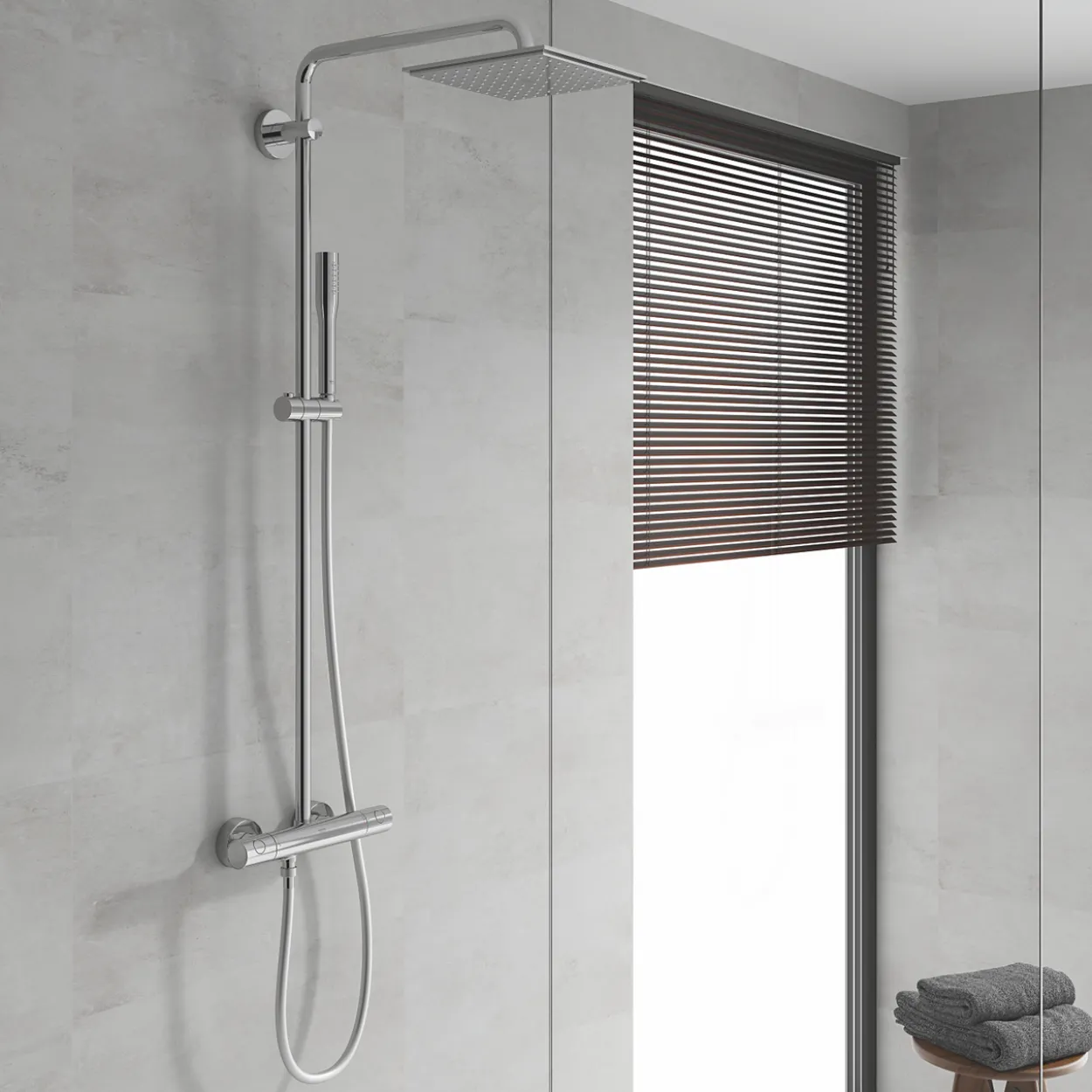 Grohe vitalio joy xxl 230 dusjsystem term.