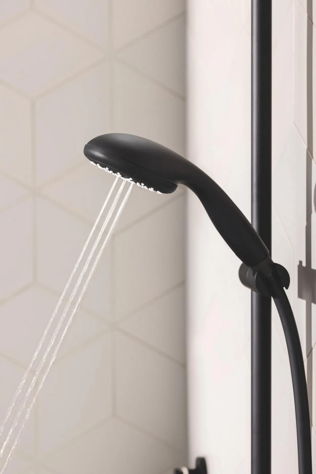 Grohe vitalio start 250 dusjsystem round sort/24