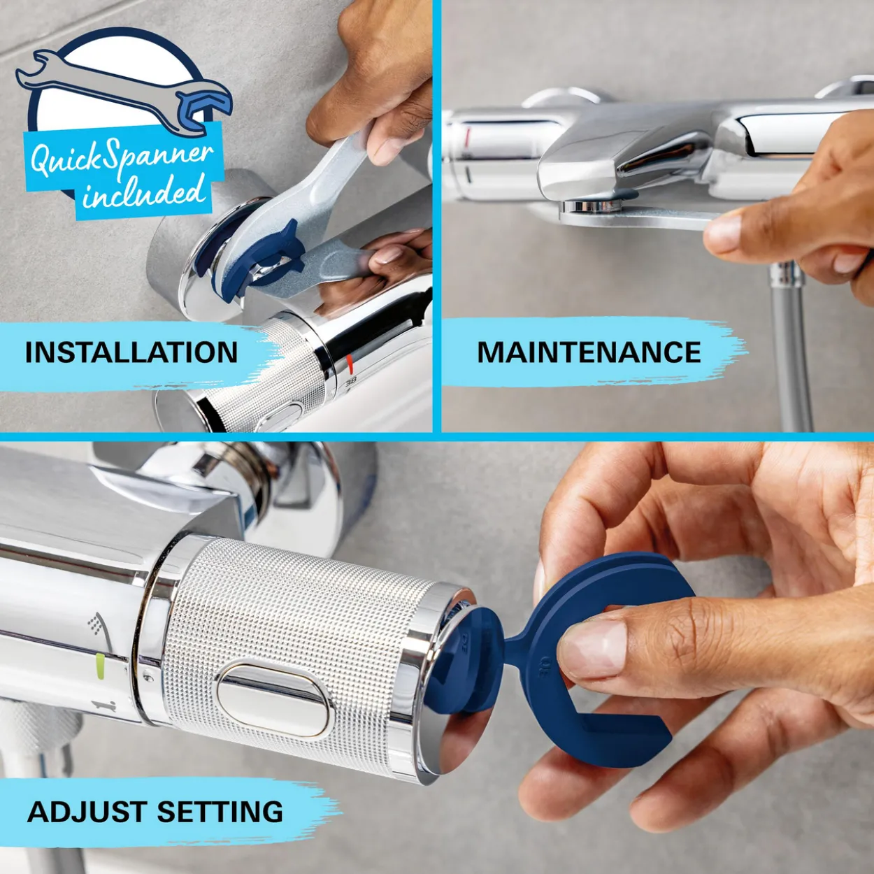 Grohe vitalio start 250 dusjsystem krom