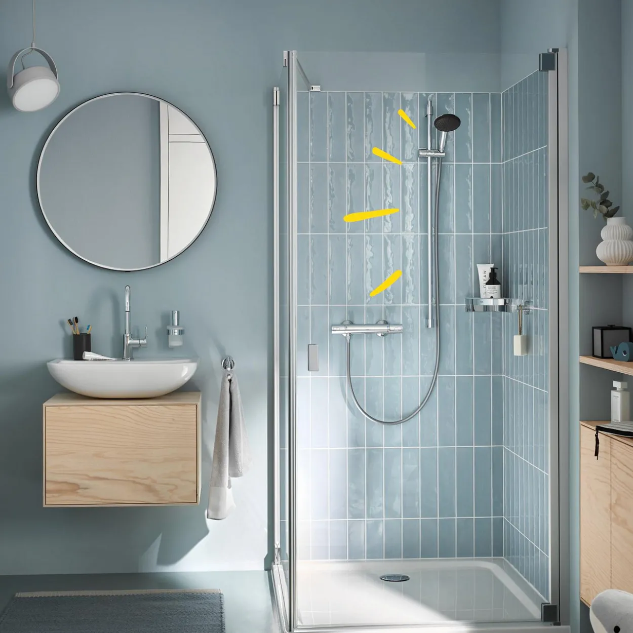 Grohe vitalio start 110 ii dusjsett 900 7,4l krom