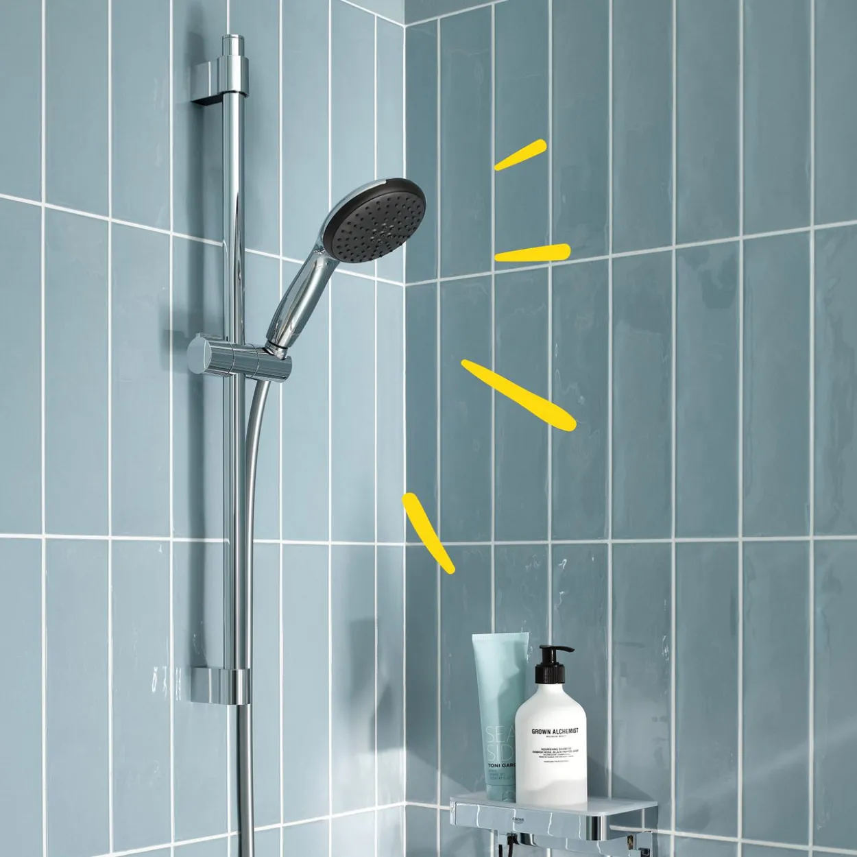 Grohe vitalio start 110 ii dusjsett 600 7,4l ver. 2 krom