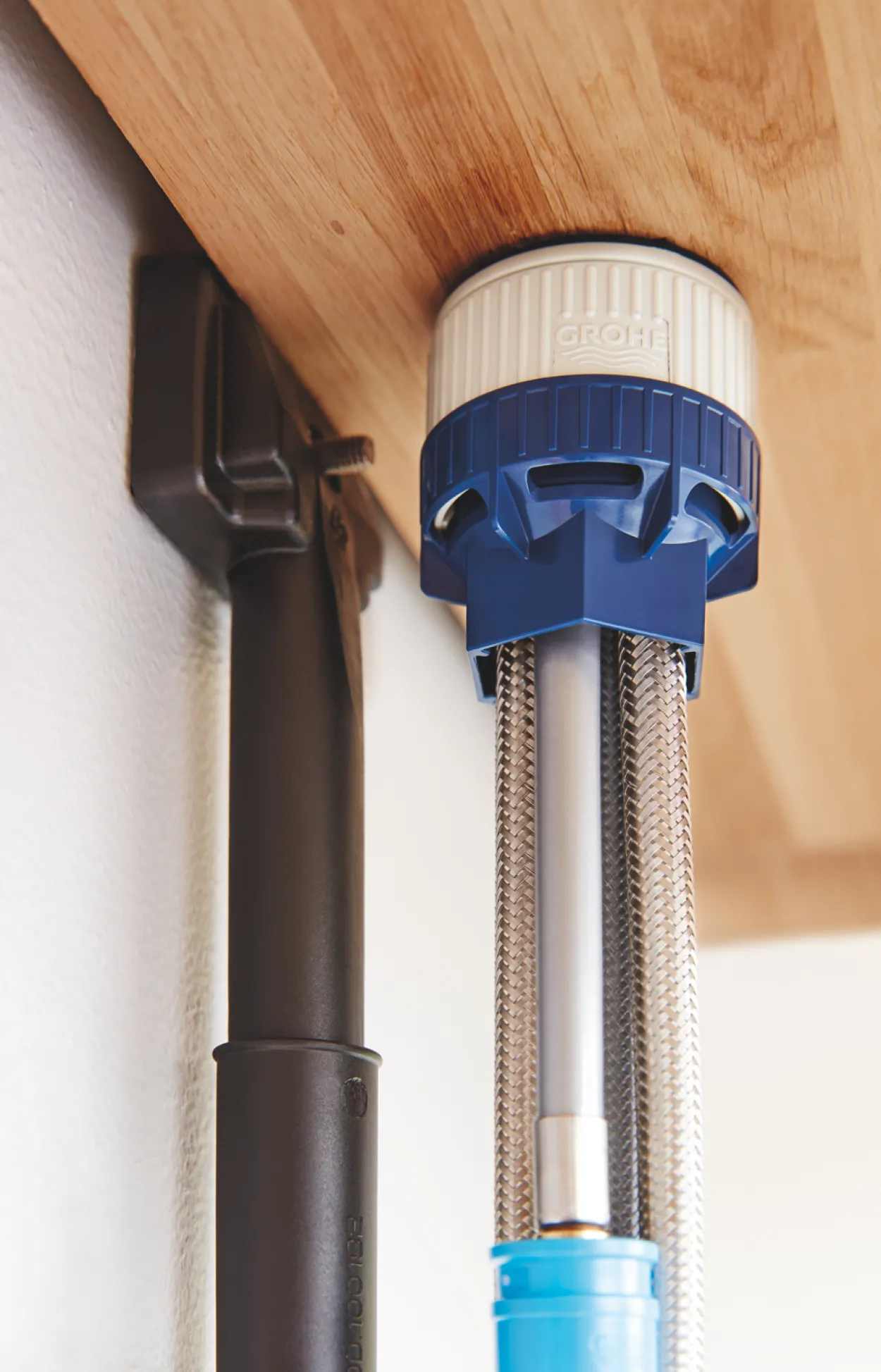 Grohe zedra kjøkkenarmatur m/uttrekkbar 3-sprays tut supersteel