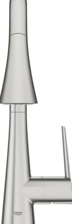 Grohe zedra kjøkkenarmatur m/uttrekkbar 3-sprays tut supersteel